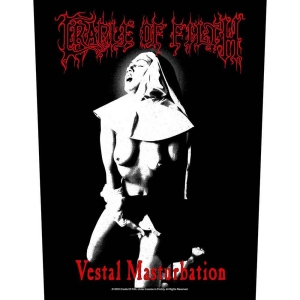 Cradle Of Filth - Vestal Masturbation Back Patch in the group MERCHANDISE at Bengans Skivbutik AB (5537796)