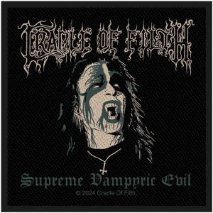 Cradle Of Filth - Supreme Vampyric Evil Standard Patch in the group MERCHANDISE at Bengans Skivbutik AB (5537802)