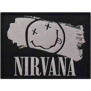 Nirvana - Smiley Paint Woven Patch in the group MERCHANDISE at Bengans Skivbutik AB (5538223)