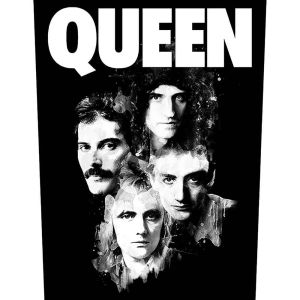Queen - Faces Back Patch in the group MERCHANDISE at Bengans Skivbutik AB (5538326)