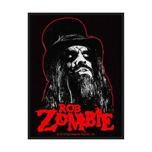 Rob Zombie - Portrait Standard Patch in the group MERCHANDISE at Bengans Skivbutik AB (5538344)