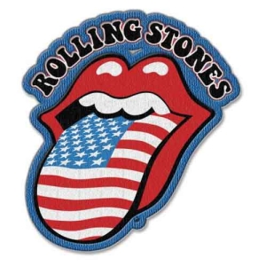 Rolling Stones - Us Tongue Standard Patch in the group MERCHANDISE at Bengans Skivbutik AB (5538375)