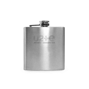 U2 - Logo Silver Drink Flask in the group MERCHANDISE / Merch / Pop-Rock at Bengans Skivbutik AB (5538803)