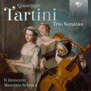 Il Demetrio Maurizio Schiavo - Tartini: Trio Sonatas in the group OUR PICKS / Friday Releases / Friday the 7th June 2024 at Bengans Skivbutik AB (5540041)