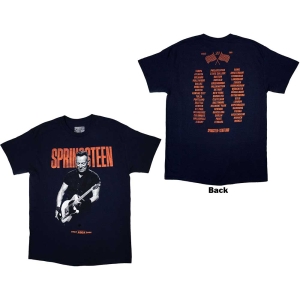 Bruce Springsteen - Tour '23 Guitar Uni Navy    S in the group MERCHANDISE / T-shirt / Pop-Rock at Bengans Skivbutik AB (5540650r)