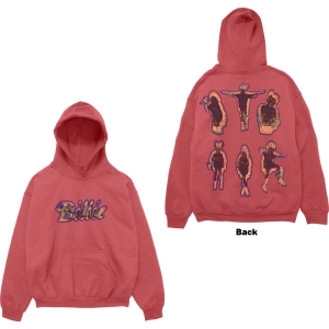 Billie Eilish - Silhouettes Uni Red Hood:  S in the group MERCHANDISE / Hoodies / Pop-Rock at Bengans Skivbutik AB (5541014r)