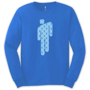 Billie Eilish - Manonman Uni Blue L/S:  S in the group MERCHANDISE / Hoodies / Pop-Rock at Bengans Skivbutik AB (5541017r)