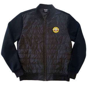 Guns N Roses - Classic Logo Uni Bl Quilted Jacket:  in the group MERCHANDISE / Merch / Hårdrock at Bengans Skivbutik AB (5541240r)