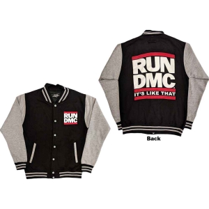 Run Dmc - It's Like That Uni Bl/Grey Vj:  in the group MERCHANDISE / Merch / Hip Hop-Rap at Bengans Skivbutik AB (5541254r)