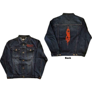 Slipknot - Tribal Logo Uni Denim Jacket:  in the group MERCHANDISE / Merch / Hårdrock at Bengans Skivbutik AB (5541259r)