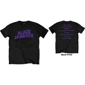 Black Sabbath - Masters Of Reality Album Uni Bl    M in the group MERCHANDISE / T-shirt / Hårdrock at Bengans Skivbutik AB (5541497)