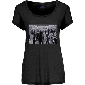 Black Sabbath - Group Shot Scoop Lady Bl    S in the group MERCHANDISE / T-shirt / Hårdrock at Bengans Skivbutik AB (5541505r)