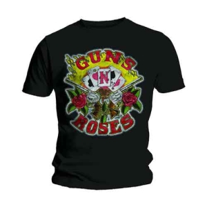 Guns N Roses - Cards Uni Bl in the group MERCHANDISE / T-shirt / Hårdrock at Bengans Skivbutik AB (5542200r)