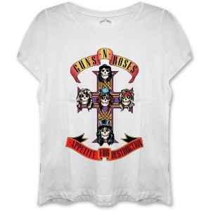 Guns N Roses - Appetite Skinny Lady Wht    S in the group MERCHANDISE / T-shirt / Hårdrock at Bengans Skivbutik AB (5542217r)