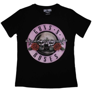 Guns N Roses - Classic Logo Lady Bl    S in the group MERCHANDISE / T-shirt / Hårdrock at Bengans Skivbutik AB (5542222r)