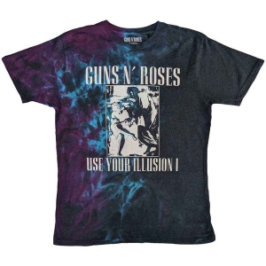 Guns N Roses - Uyi Monochrome Uni Blue Dip-Dye    S in the group MERCHANDISE / T-shirt / Hårdrock at Bengans Skivbutik AB (5542241r)