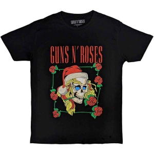 Guns N Roses - Holiday Skull Uni Bl    S in the group MERCHANDISE / T-shirt / Hårdrock at Bengans Skivbutik AB (5542251r)