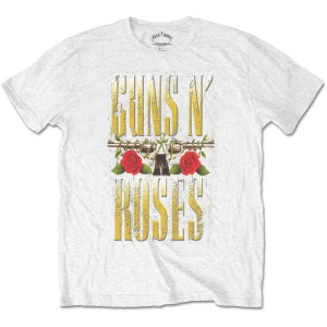 Guns N Roses - Big Guns Uni Wht  1Xl in the group MERCHANDISE / T-shirt / Hårdrock at Bengans Skivbutik AB (5542267r)