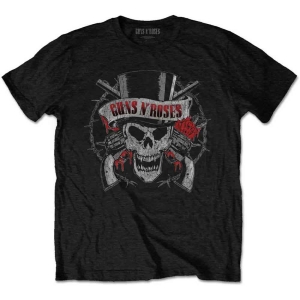 Guns N Roses - Distressed Skull Uni Bl    S in the group MERCHANDISE / T-shirt / Hårdrock at Bengans Skivbutik AB (5542288r)