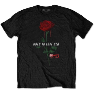 Guns N Roses - Used To Love Her Rose Uni Bl    S in the group MERCHANDISE / T-shirt / Hårdrock at Bengans Skivbutik AB (5542293r)
