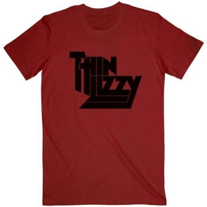 Thin Lizzy - Logo Uni Red  2Xl in the group MERCHANDISE / T-shirt / Pop-Rock at Bengans Skivbutik AB (5542322)