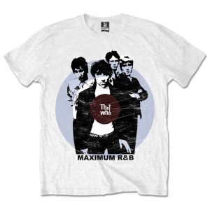 The Who - Maximum R&B Uni Wht    S in the group MERCHANDISE / T-shirt / Pop-Rock at Bengans Skivbutik AB (5542594r)