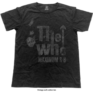 The Who - Vtge Maximum R&B Uni Bl    S in the group MERCHANDISE / T-shirt / Pop-Rock at Bengans Skivbutik AB (5542623r)
