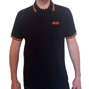 Ac/Dc - Classic Logo Uni Bl Piké:  in the group MERCH / Minsishops-merch / Ac/Dc at Bengans Skivbutik AB (5542807r)