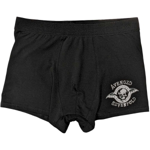 Avenged Sevenfold - Classic Deathbat Uni Bl Boxers:  in the group MERCHANDISE / Merch / Hårdrock at Bengans Skivbutik AB (5542946r)