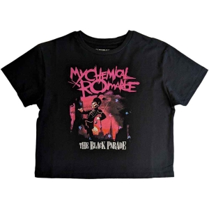 My Chemical Romance - March Lady Bl Crop Top:  in the group MERCHANDISE / T-shirt / Punk at Bengans Skivbutik AB (5543171r)