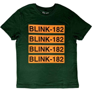 Blink-182 - Logo Repeat Uni Green in the group MERCHANDISE / T-shirt / Pop-Rock at Bengans Skivbutik AB (5543878r)