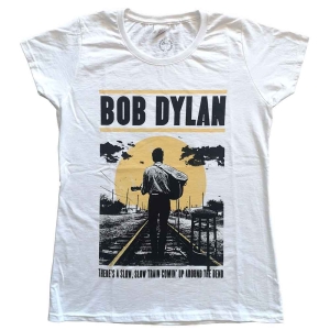 Bob Dylan - Slow Train Lady Wht in the group MERCHANDISE / T-shirt / Pop-Rock at Bengans Skivbutik AB (5543901r)