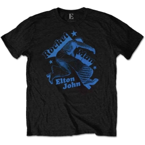 Elton John - Rocketman Jump Uni Bl  in the group MERCHANDISE / T-shirt / Pop-Rock at Bengans Skivbutik AB (5543916r)