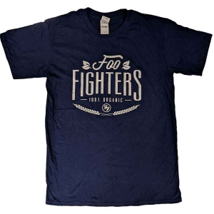 Foo Fighters - 100% Organic Uni Navy  in the group MERCHANDISE / T-shirt / Pop-Rock at Bengans Skivbutik AB (5543936r)