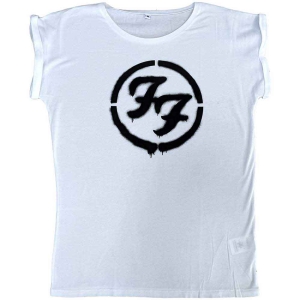 Foo Fighters - Rock's Not Dead Lady Wht  in the group MERCHANDISE / T-shirt / Pop-Rock at Bengans Skivbutik AB (5543959r)