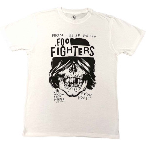 Foo Fighters - Roxy Flyer Uni Wht  in the group MERCHANDISE / T-shirt / Pop-Rock at Bengans Skivbutik AB (5543962r)