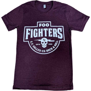 Foo Fighters - Sf Valley Uni Maroon  in the group MERCHANDISE / T-shirt / Pop-Rock at Bengans Skivbutik AB (5543978r)