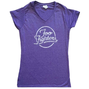 Foo Fighters - Text Logo Lady Purp  in the group MERCHANDISE / T-shirt / Pop-Rock at Bengans Skivbutik AB (5543979r)