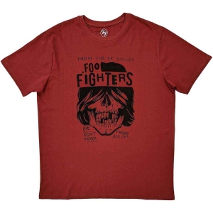 Foo Fighters - Sf Valley Uni Red  in the group MERCHANDISE / T-shirt / Pop-Rock at Bengans Skivbutik AB (5543985r)