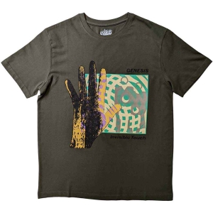 Genesis - Invisible Touch Uni Green in the group MERCHANDISE / T-shirt / Pop-Rock at Bengans Skivbutik AB (5544001r)