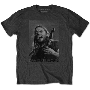 David Gilmour - On Mic Halftone Uni Char  in the group MERCHANDISE / T-shirt / Pop-Rock at Bengans Skivbutik AB (5544006r)