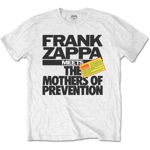 Frank Zappa - The Mothers Of Prevention Uni Wht  in the group MERCHANDISE / T-shirt / Pop-Rock at Bengans Skivbutik AB (5544021r)