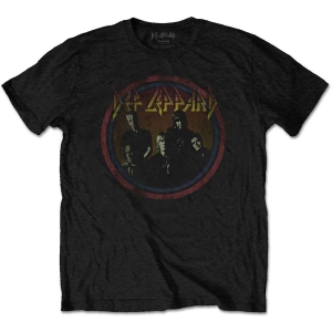 Def Leppard - Vtge Circle Uni Bl  in the group MERCHANDISE / T-shirt / Hårdrock at Bengans Skivbutik AB (5544808r)