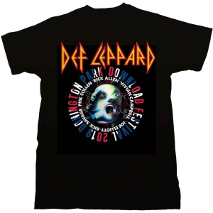 Def Leppard - Download Fest 2019 Uni Bl  in the group MERCHANDISE / T-shirt / Hårdrock at Bengans Skivbutik AB (5544811r)