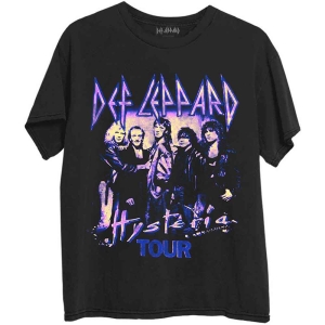 Def Leppard - Hysteria Tour Uni Bl  in the group MERCHANDISE / T-shirt / Hårdrock at Bengans Skivbutik AB (5544816r)