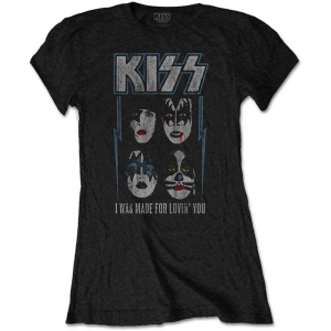 Kiss - Made For Lovin' You Lady Bl  in the group MERCHANDISE / T-shirt / Hårdrock at Bengans Skivbutik AB (5544855r)