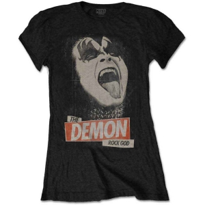 Kiss - The Demon Rock God Lady Bl  in the group MERCHANDISE / T-shirt / Hårdrock at Bengans Skivbutik AB (5544859r)