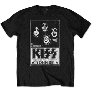 Kiss - Tonight Uni Bl  in the group MERCHANDISE / T-shirt / Hårdrock at Bengans Skivbutik AB (5544874r)