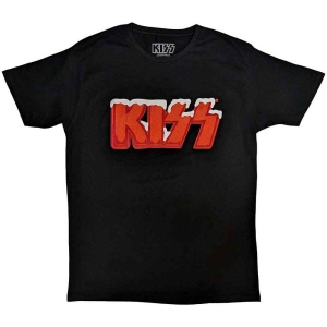 Kiss - Holiday Logo Uni Bl  in the group MERCHANDISE / T-shirt / Hårdrock at Bengans Skivbutik AB (5544890r)