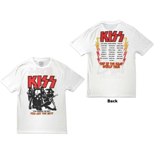 Kiss - End Of The Road Ygtb Uni Wht T-Shirt in the group OUR PICKS / New Merch / June at Bengans Skivbutik AB (5544898r)